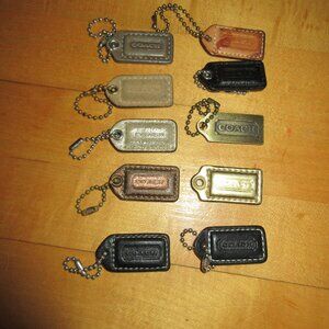 COACH HANGTAG LOT of 10